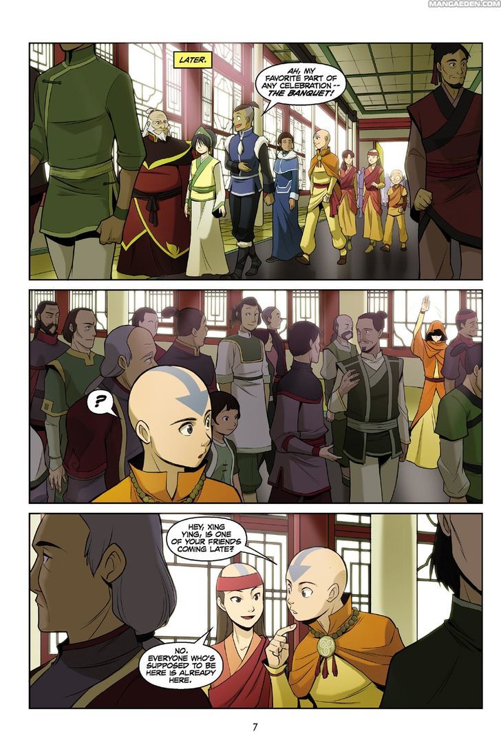 Avatar: The Last Airbender - The Rift Chapter 1 page 8 - Chapter 1