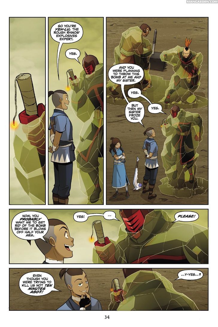 Avatar: The Last Airbender - The Rift Chapter 2 page 35 - Chapter 2