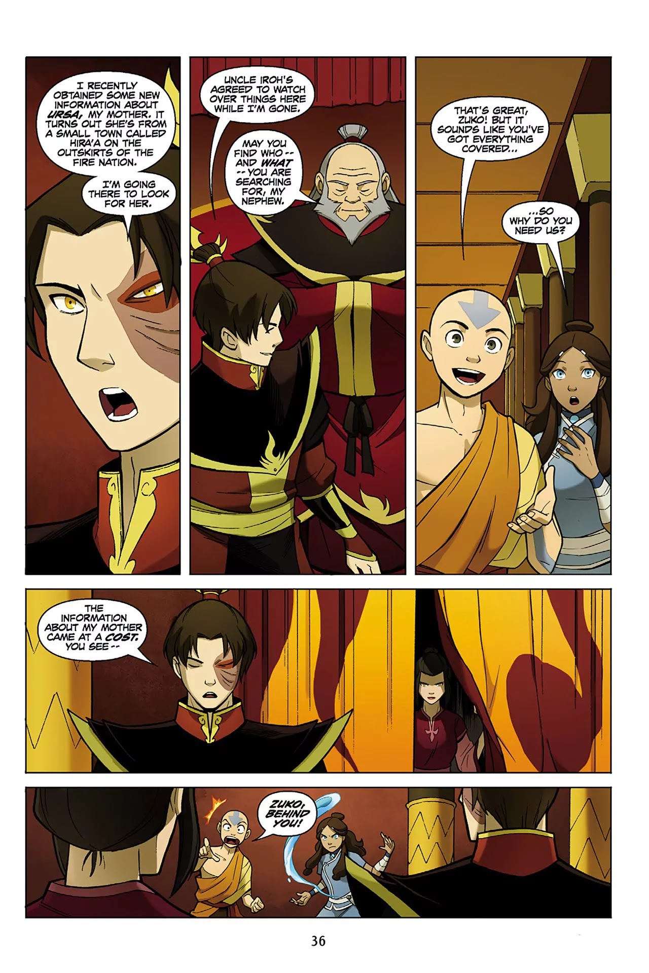 Avatar: The Last Airbender - The Search Chapter 1.1 page 37 - Chapter 1.1