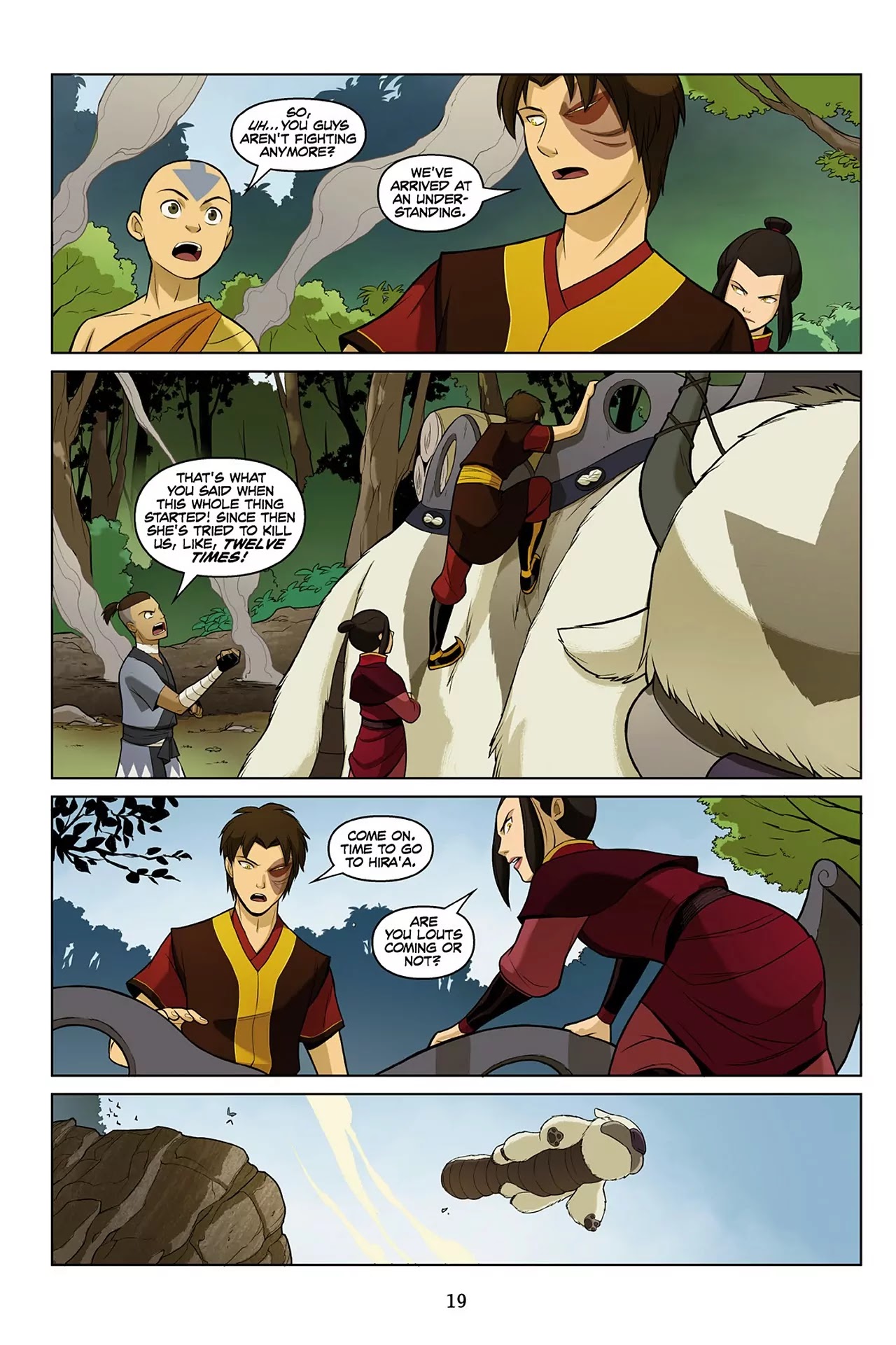 Avatar: The Last Airbender - The Search Chapter 2.1 page 20 - Chapter 2.1