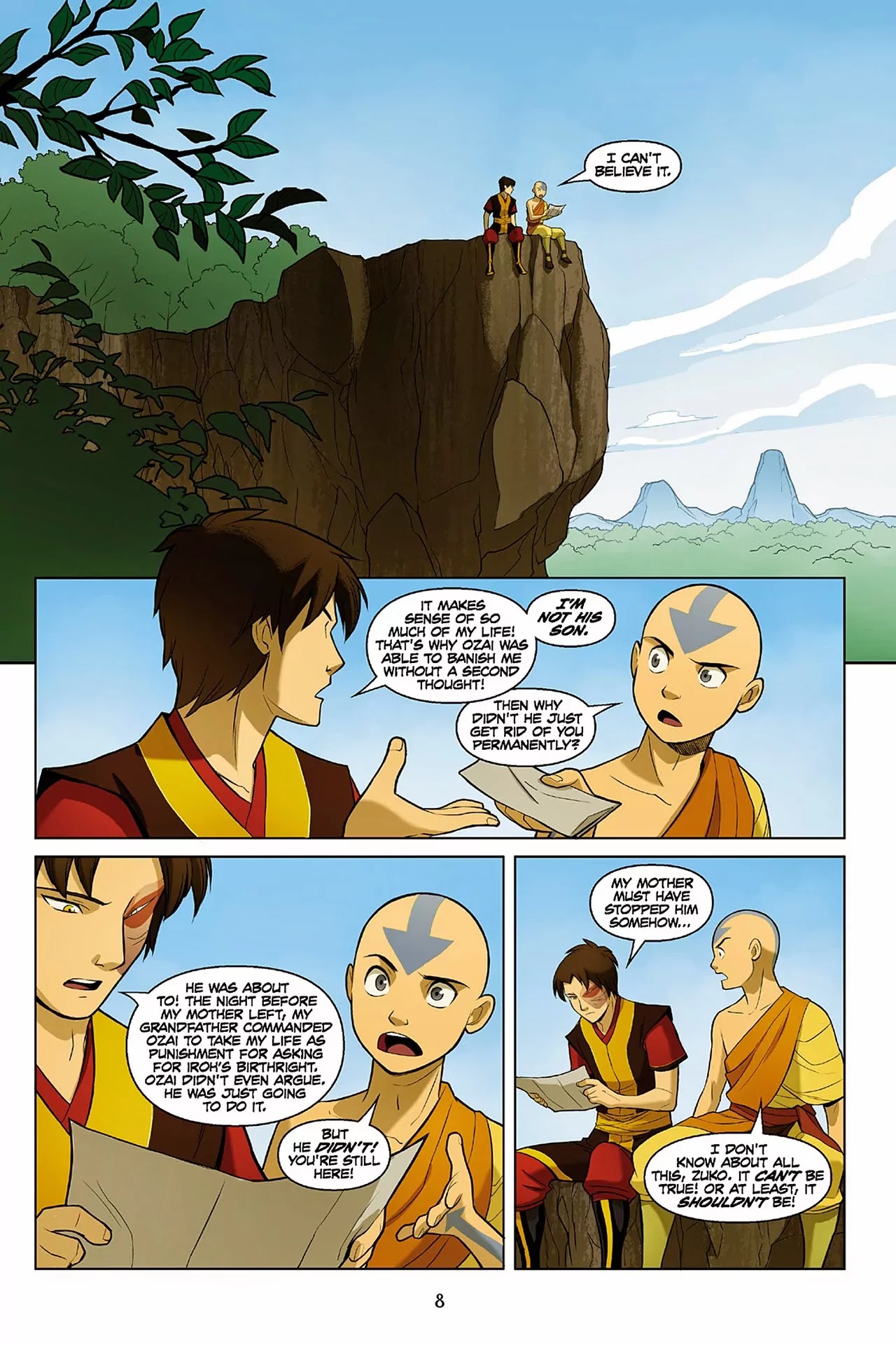 Avatar: The Last Airbender - The Search Chapter 2.1 page 9 - Chapter 2.1