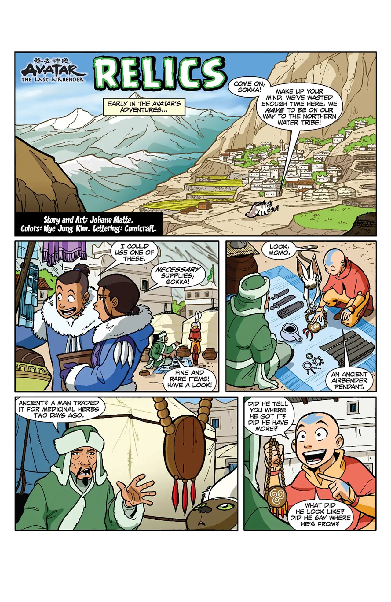 Avatar: The Last Airbender Chapter 0 page 3 - Free Comic Book Day and Nickelodeon Avatar: The Last Airbender Full