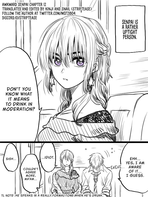 Awkward Senpai (Webcomic) Chapter 12 page 1 - Chapter 12