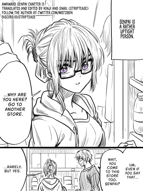 Awkward Senpai (Webcomic) Chapter 13 page 1 - Chapter 13