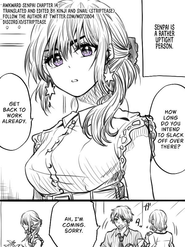 Awkward Senpai (Webcomic) Chapter 14 page 1 - Chapter 14