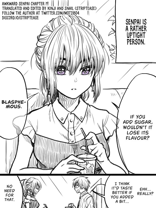 Awkward Senpai (Webcomic) Chapter 19 page 1 - Chapter 19