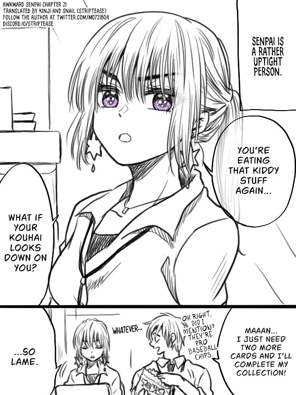 Awkward Senpai (Webcomic) Chapter 21 page 1 - Chapter 21