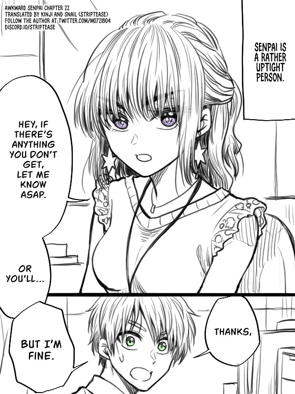 Awkward Senpai (Webcomic) Chapter 22 page 1 - Chapter 22