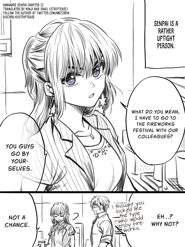 Awkward Senpai (Webcomic) Chapter 23 page 1 - Chapter 23