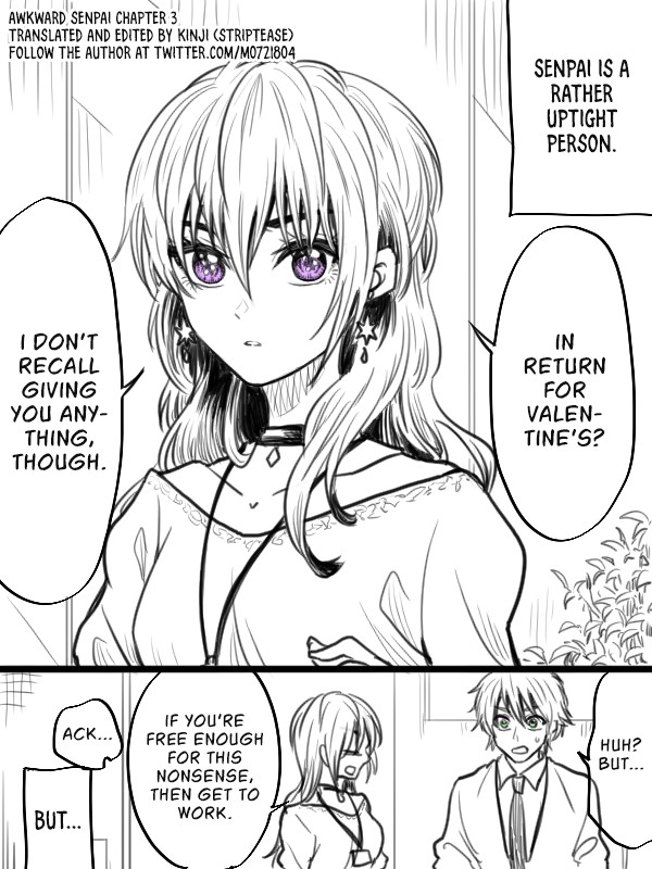 Awkward Senpai (Webcomic) Chapter 3 page 1 - Chapter 3