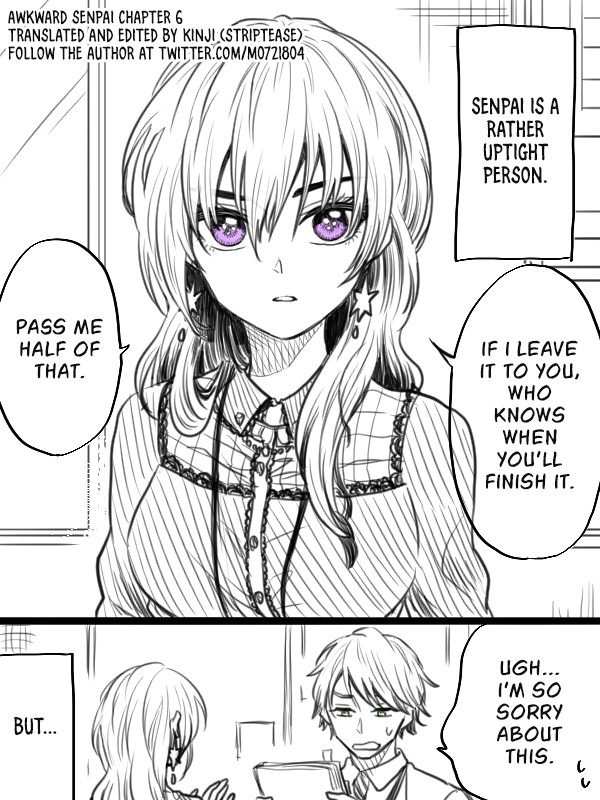 Awkward Senpai (Webcomic) Chapter 6 page 1 - Chapter 6