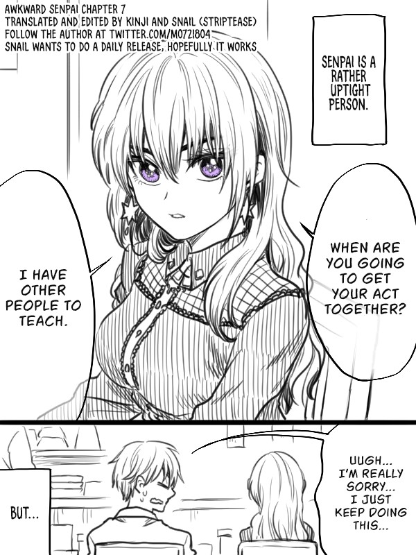 Awkward Senpai (Webcomic) Chapter 7 page 1 - Chapter 7