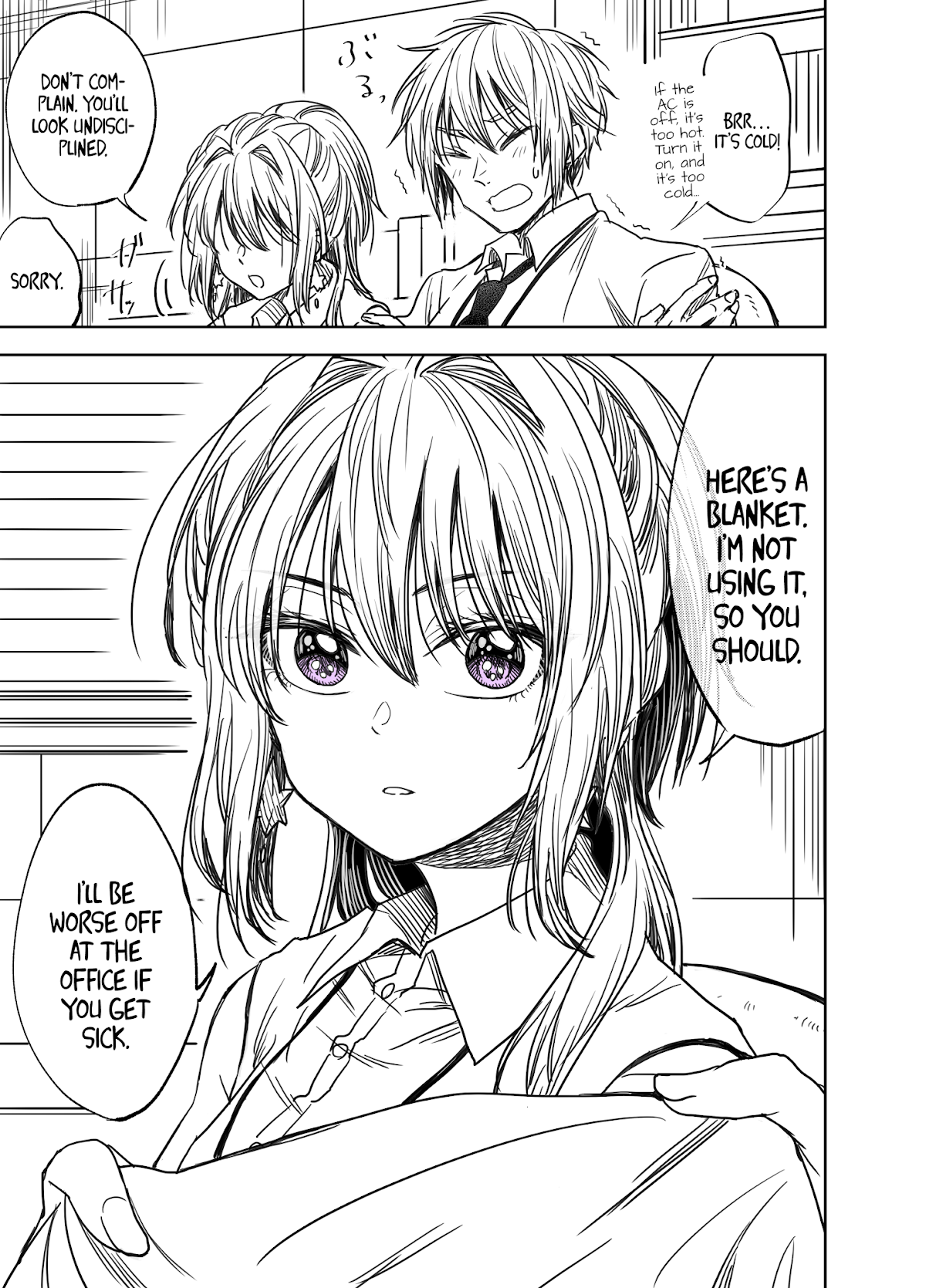 Awkward Senpai Chapter 11.5 page 1 - Chapter 11.5: Twitter Bonus #1
