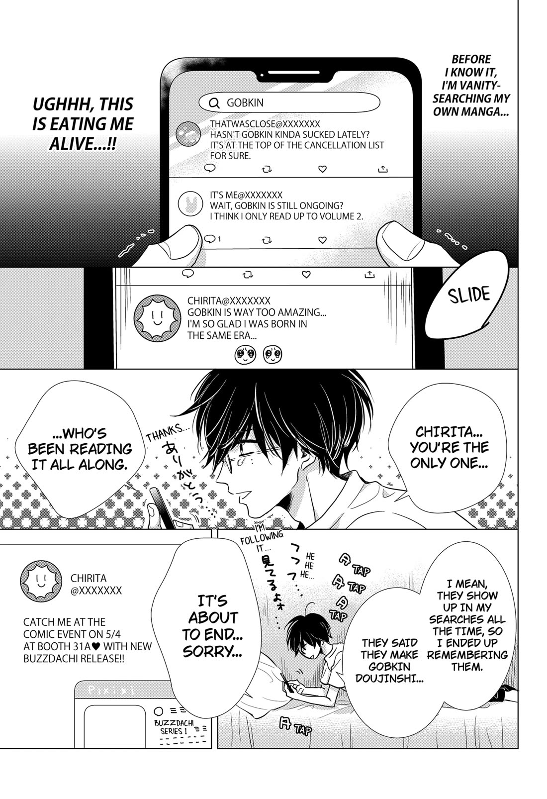 Axed Mangaka and Doujin Creator Chapter 1 page 10 - Chapter 1