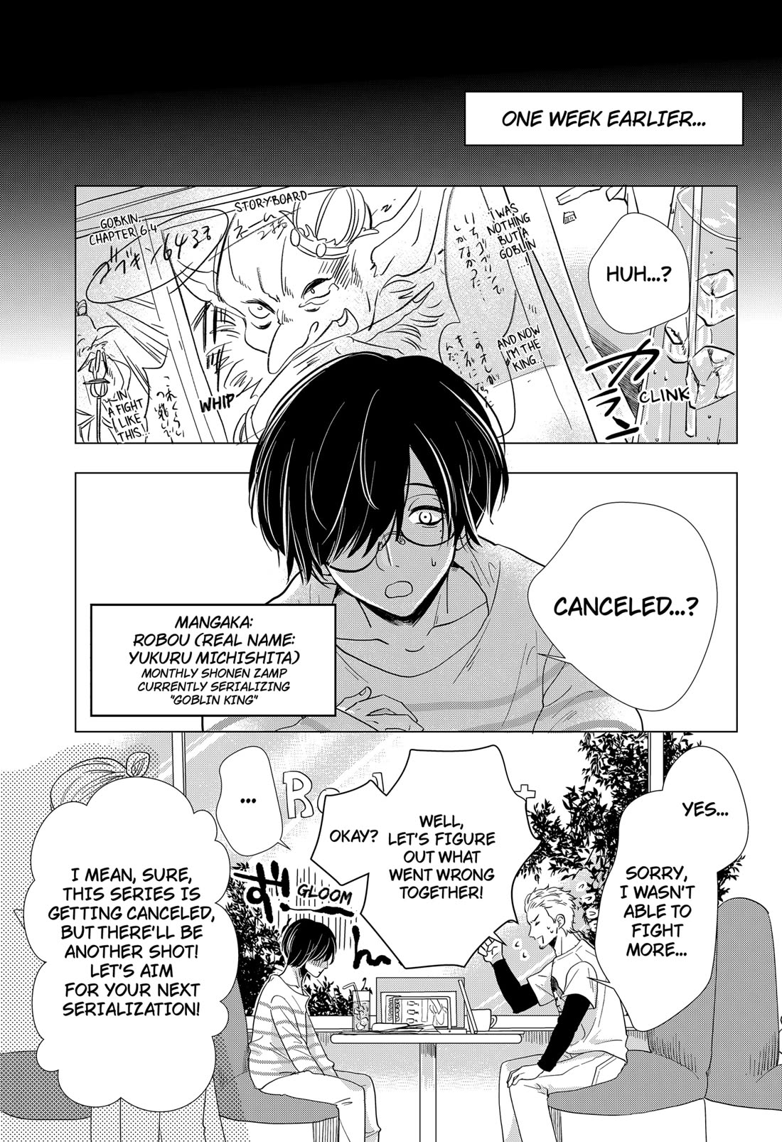 Axed Mangaka and Doujin Creator Chapter 1 page 6 - Chapter 1