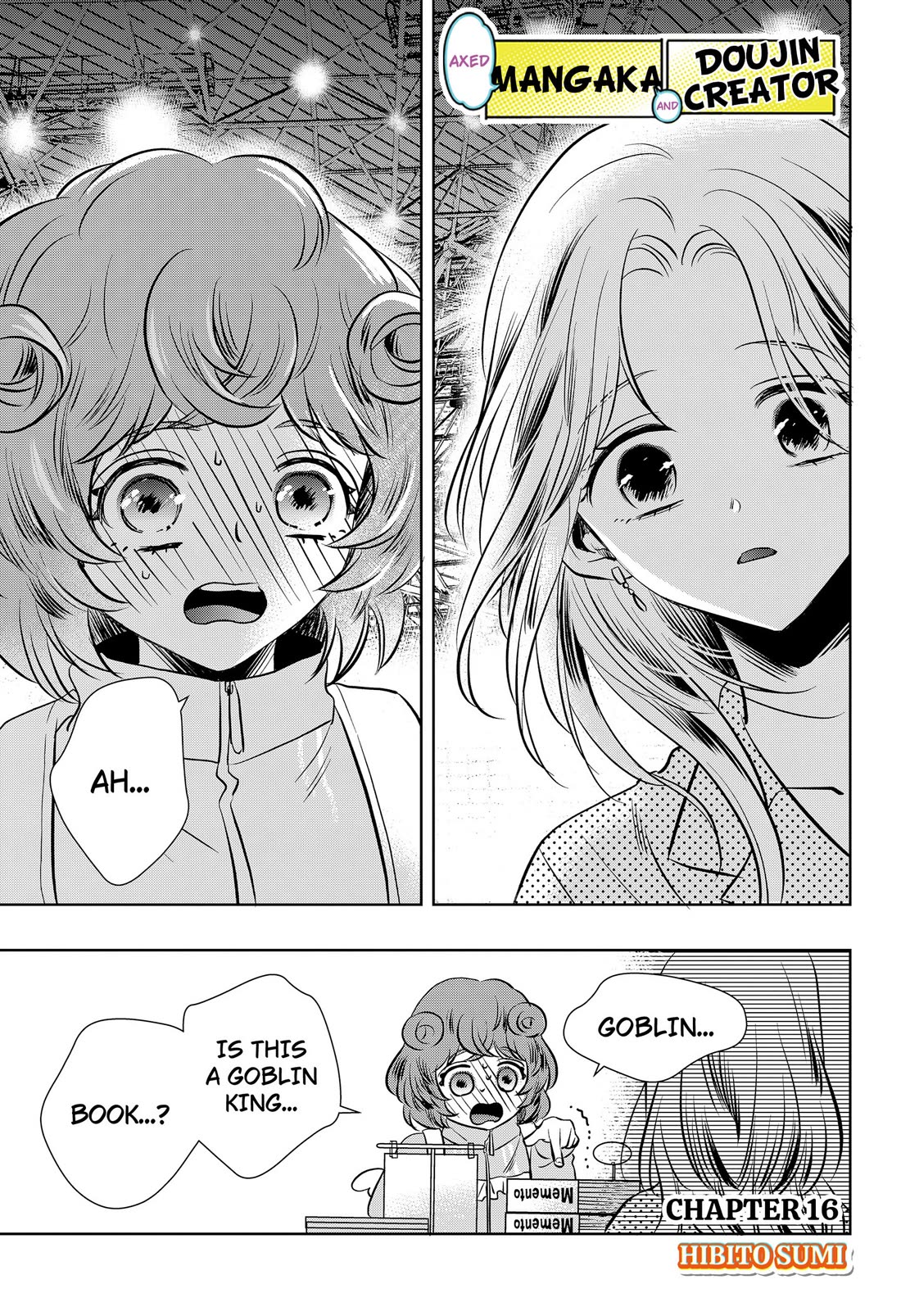 Axed Mangaka and Doujin Creator Chapter 16 page 1 - Chapter 16