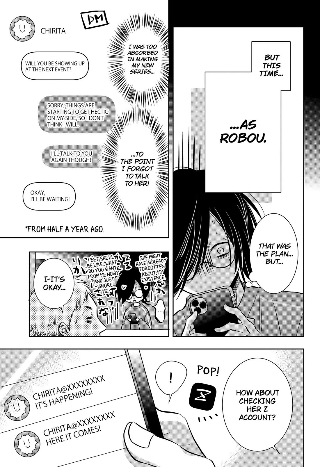 Axed Mangaka and Doujin Creator Chapter 7 page 3 - Chapter 7
