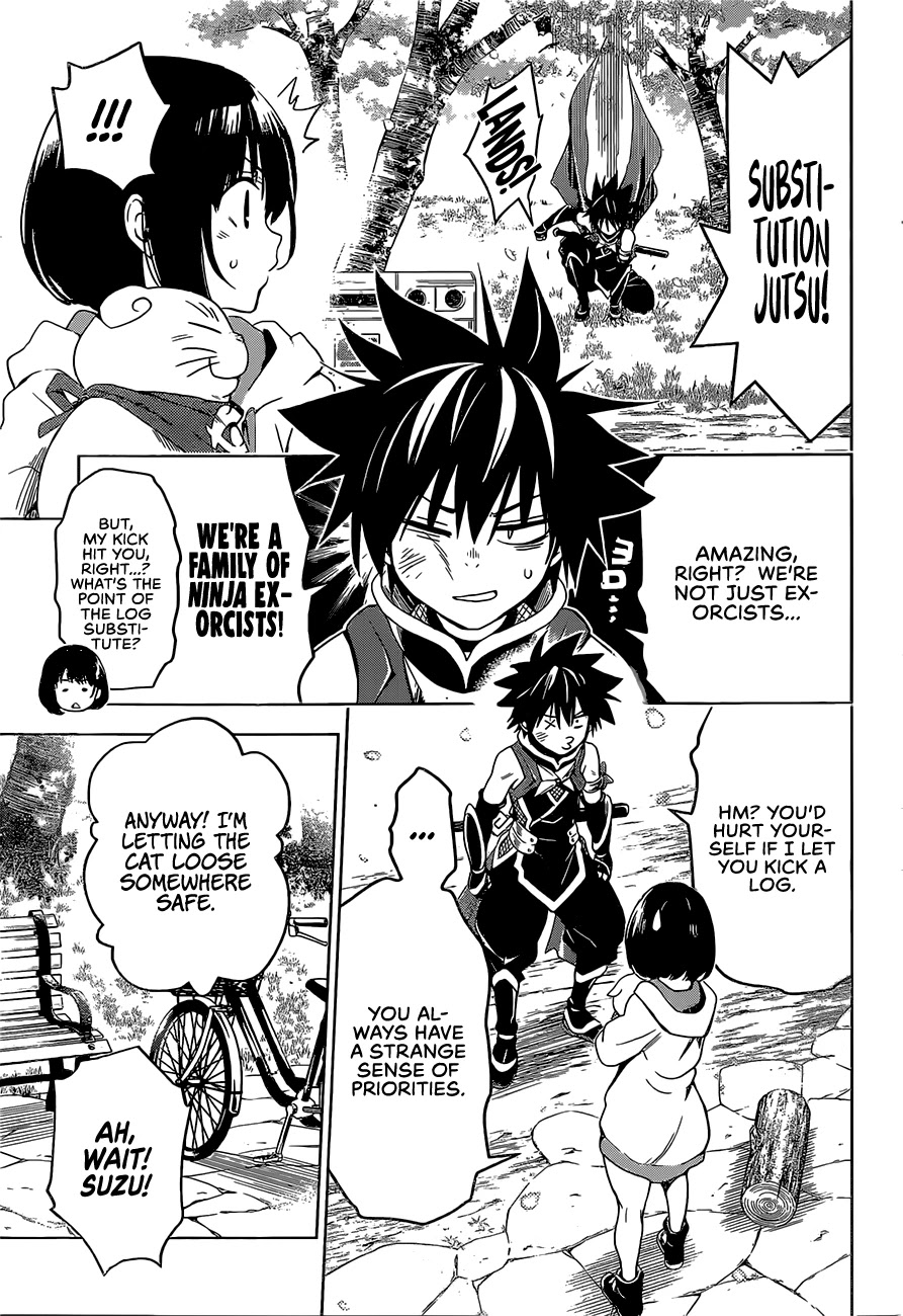 Ayakashi Triangle Chapter 1 page 12 - Chapter 1: Matsuri, Suzu, and the Ayakashi