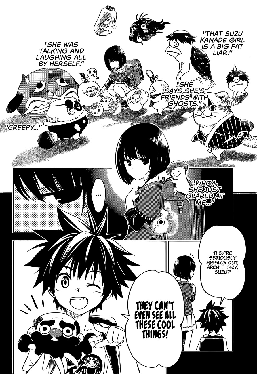 Ayakashi Triangle Chapter 1 page 15 - Chapter 1: Matsuri, Suzu, and the Ayakashi
