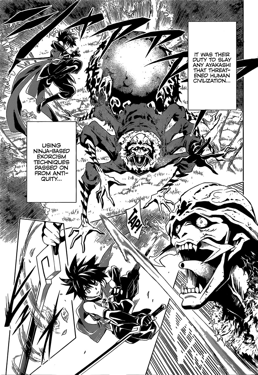 Ayakashi Triangle Chapter 1 page 18 - Chapter 1: Matsuri, Suzu, and the Ayakashi