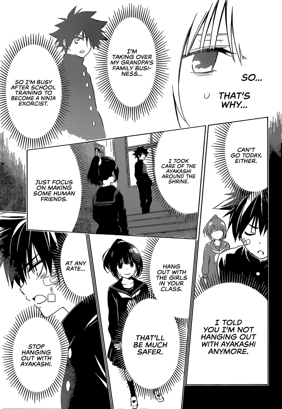 Ayakashi Triangle Chapter 1 page 34 - Chapter 1: Matsuri, Suzu, and the Ayakashi