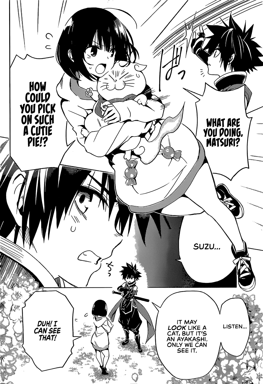 Ayakashi Triangle Chapter 1 page 7 - Chapter 1: Matsuri, Suzu, and the Ayakashi
