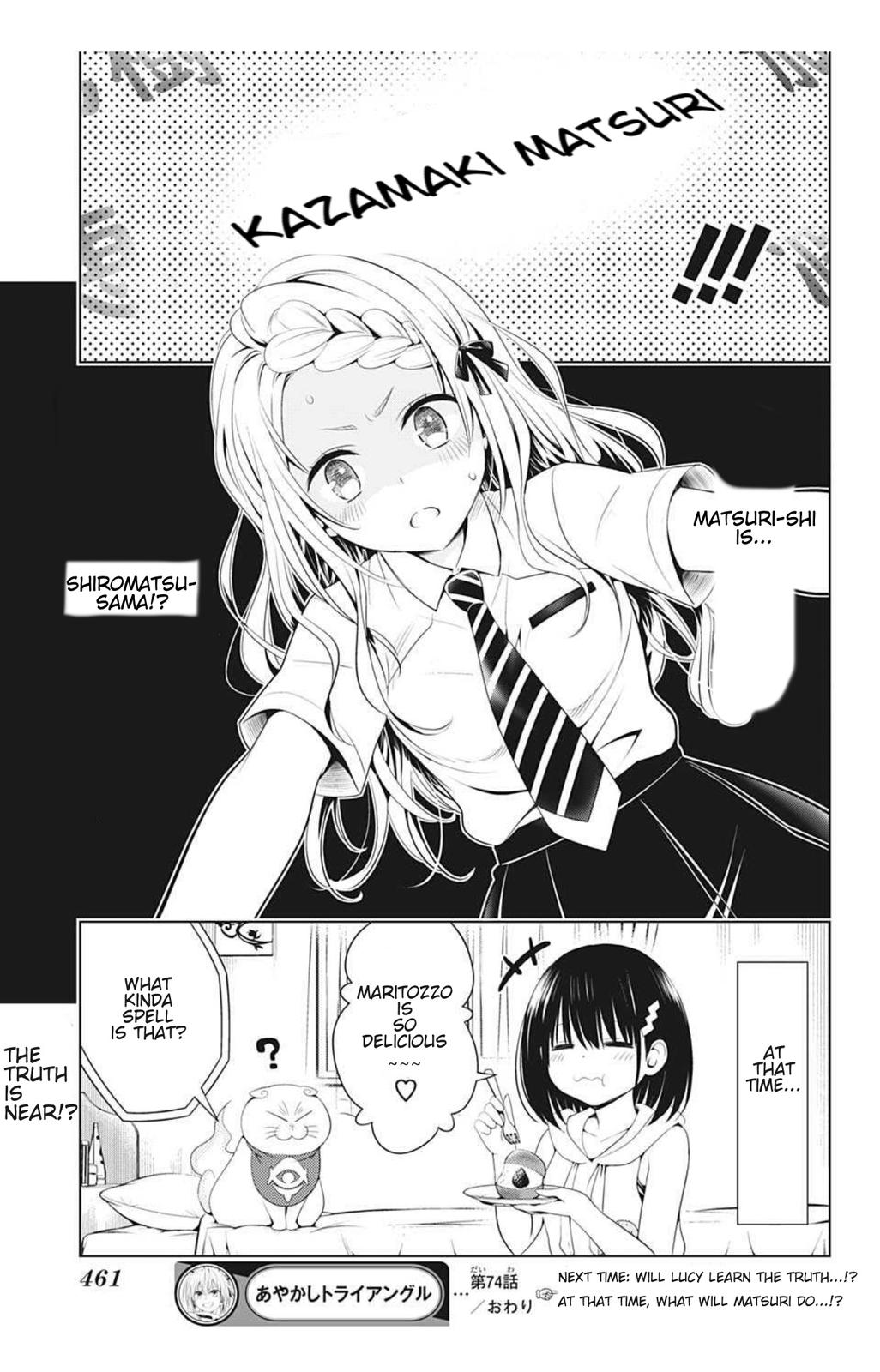 Ayakashi Triangle Chapter 74 page 19 - Chapter 74