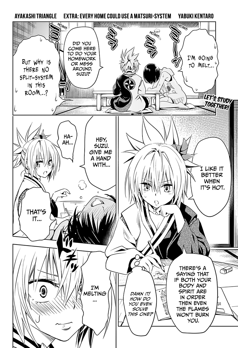 Ayakashi Triangle Chapter 8.5 page 2 - Chapter 8.5: Extra: Every Home Could Use a Matsuri-system