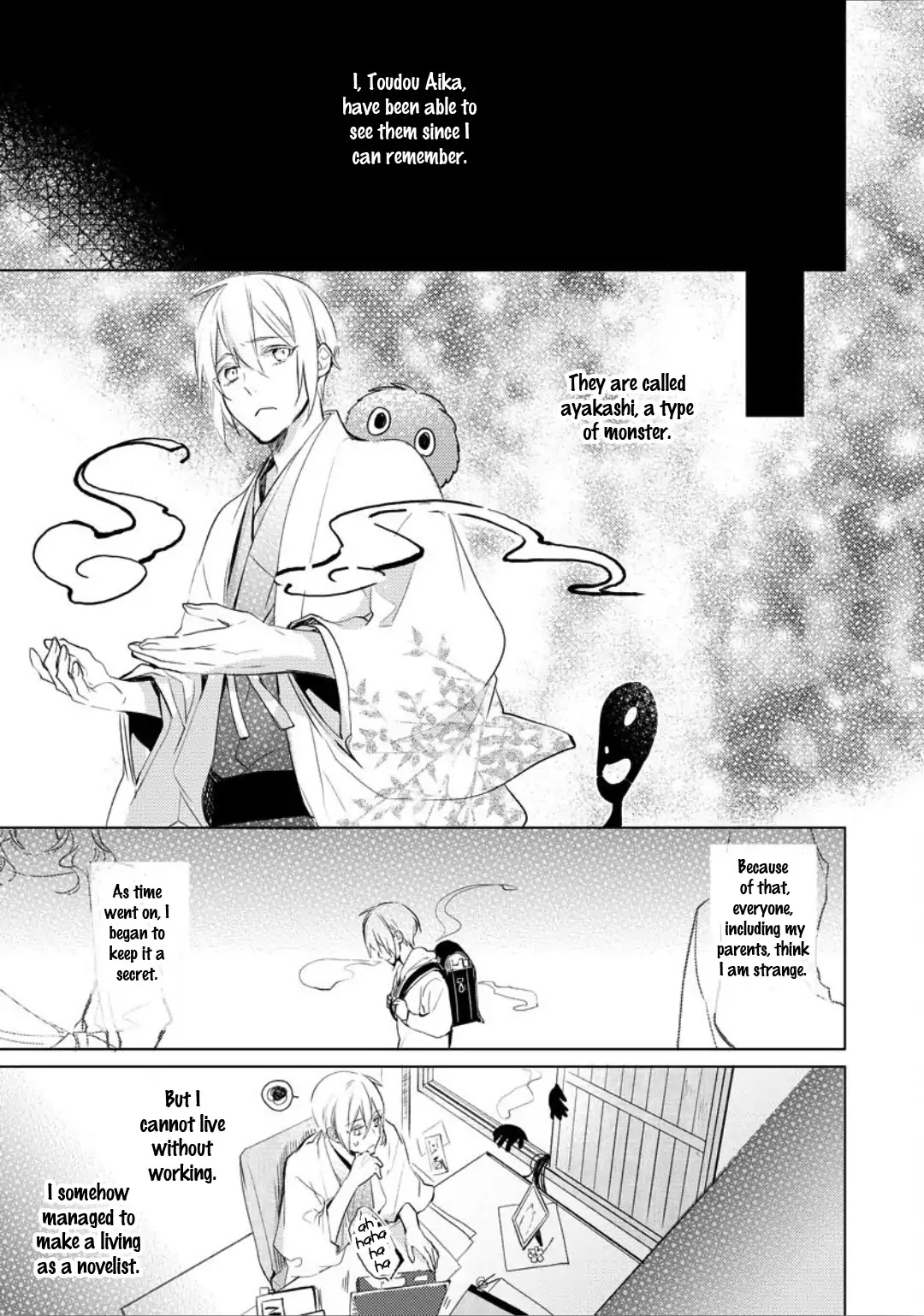 Ayakashi wa Shousetsuka ni Koi wo Suru Chapter 2 page 5 - Chapter 2