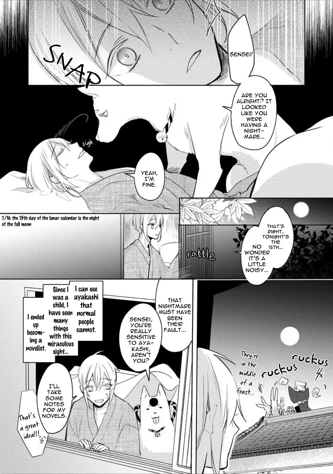 Ayakashi wa Shousetsuka ni Koi wo Suru Chapter 3 page 8 - Chapter 3