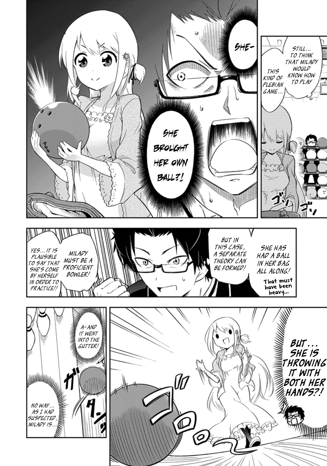 Ayane Oujou-sama wa Sanova B**ch ni Araserareru Chapter 1 page 10 - Chapter 1: In a B*wling Center