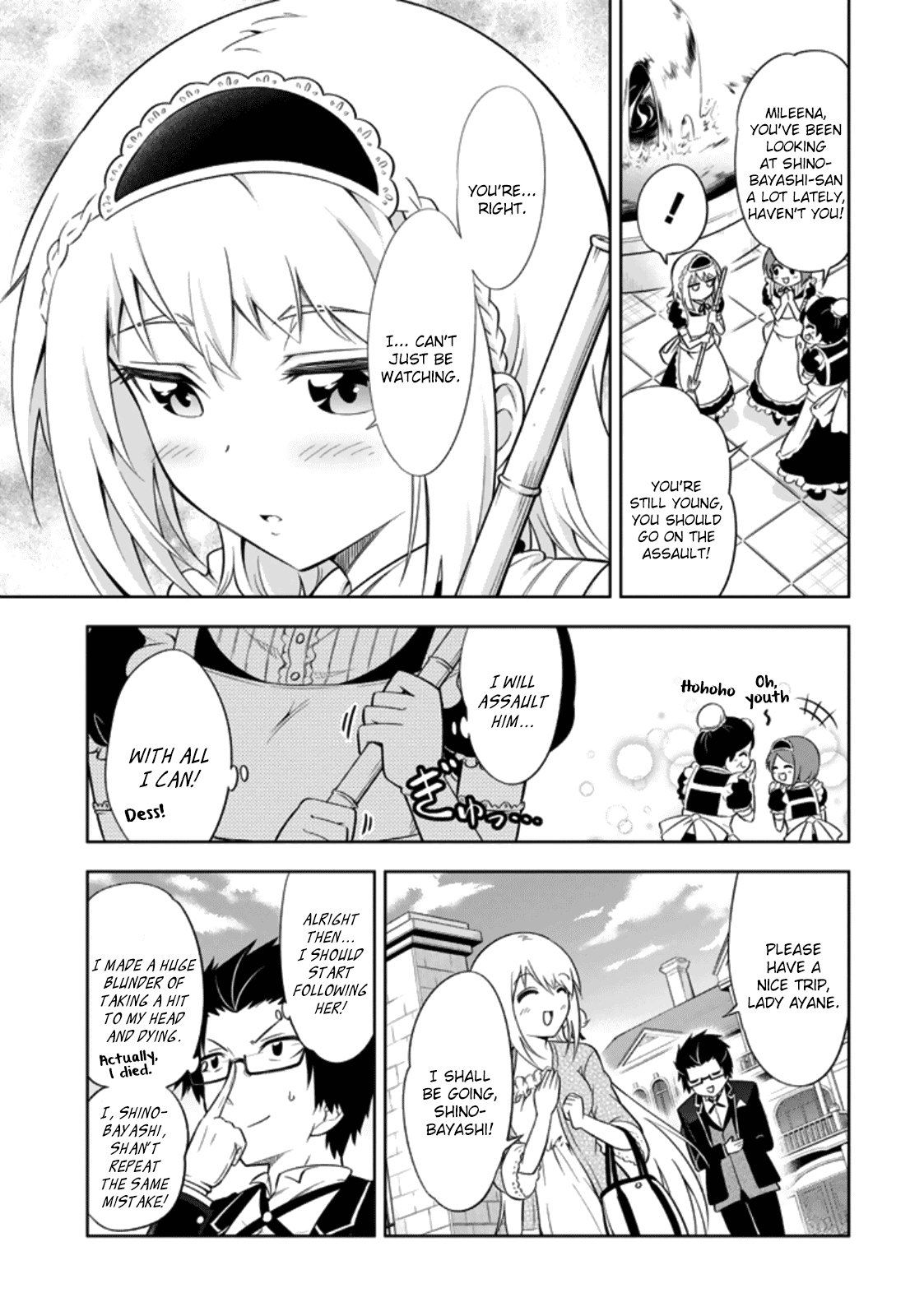 Ayane Oujou-sama wa Sanova B**ch ni Araserareru Chapter 10 page 3 - Chapter 10: In a Health Sp*