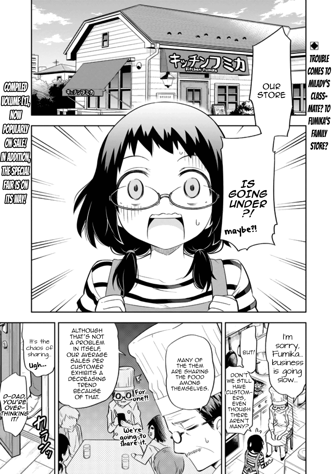 Ayane Oujou-sama wa Sanova B**ch ni Araserareru Chapter 11 page 1 - Chapter 11: In a Western-style Rest**rant