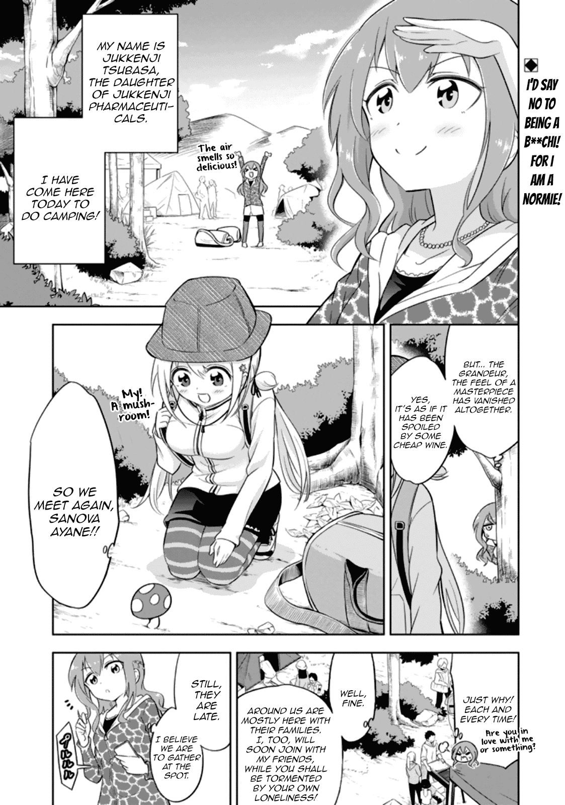 Ayane Oujou-sama wa Sanova B**ch ni Araserareru Chapter 12 page 1 - Chapter 12: At the C*mping Site
