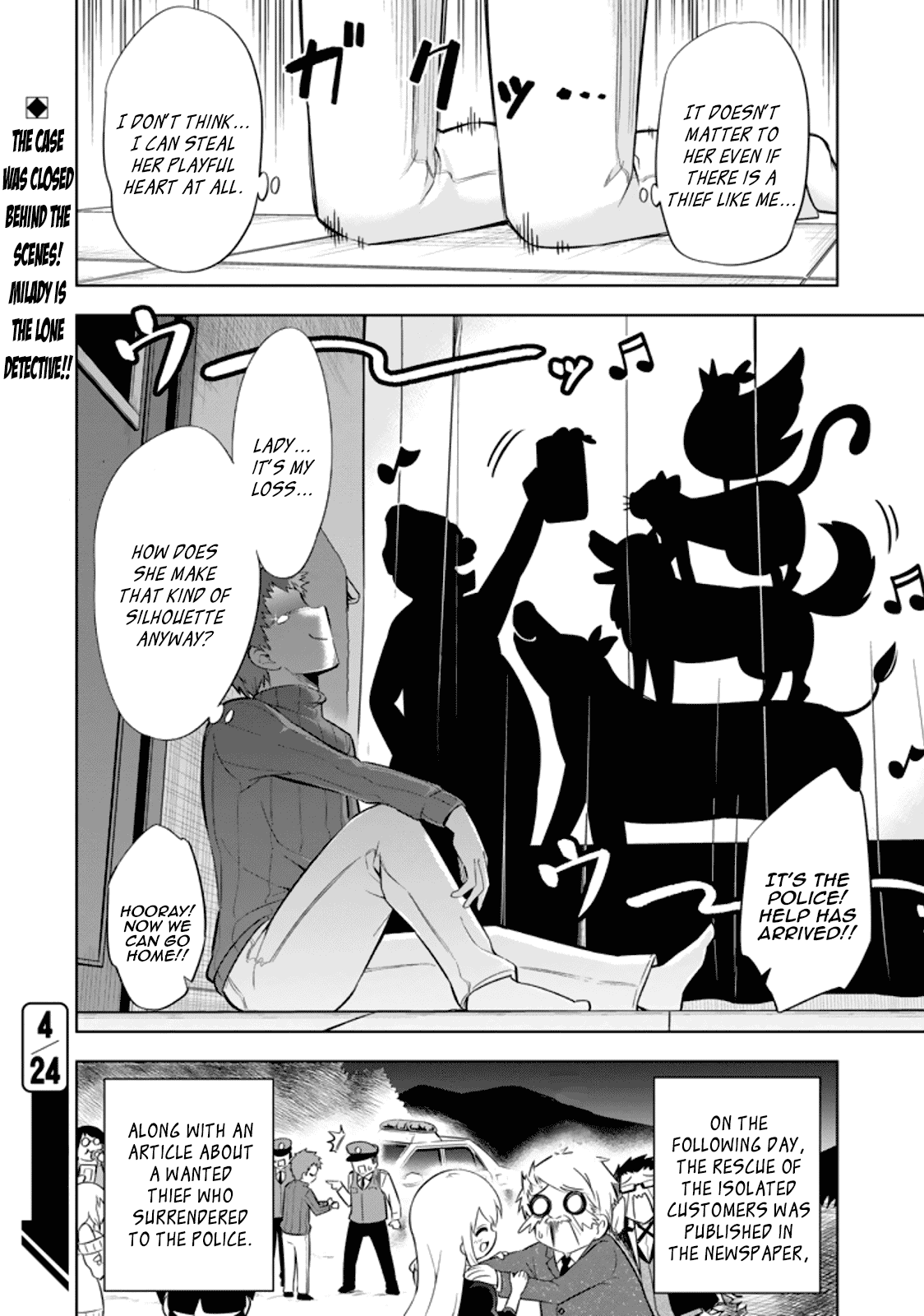 Ayane Oujou-sama wa Sanova B**ch ni Araserareru Chapter 13 page 20 - Chapter 13: She is a gr**t detective