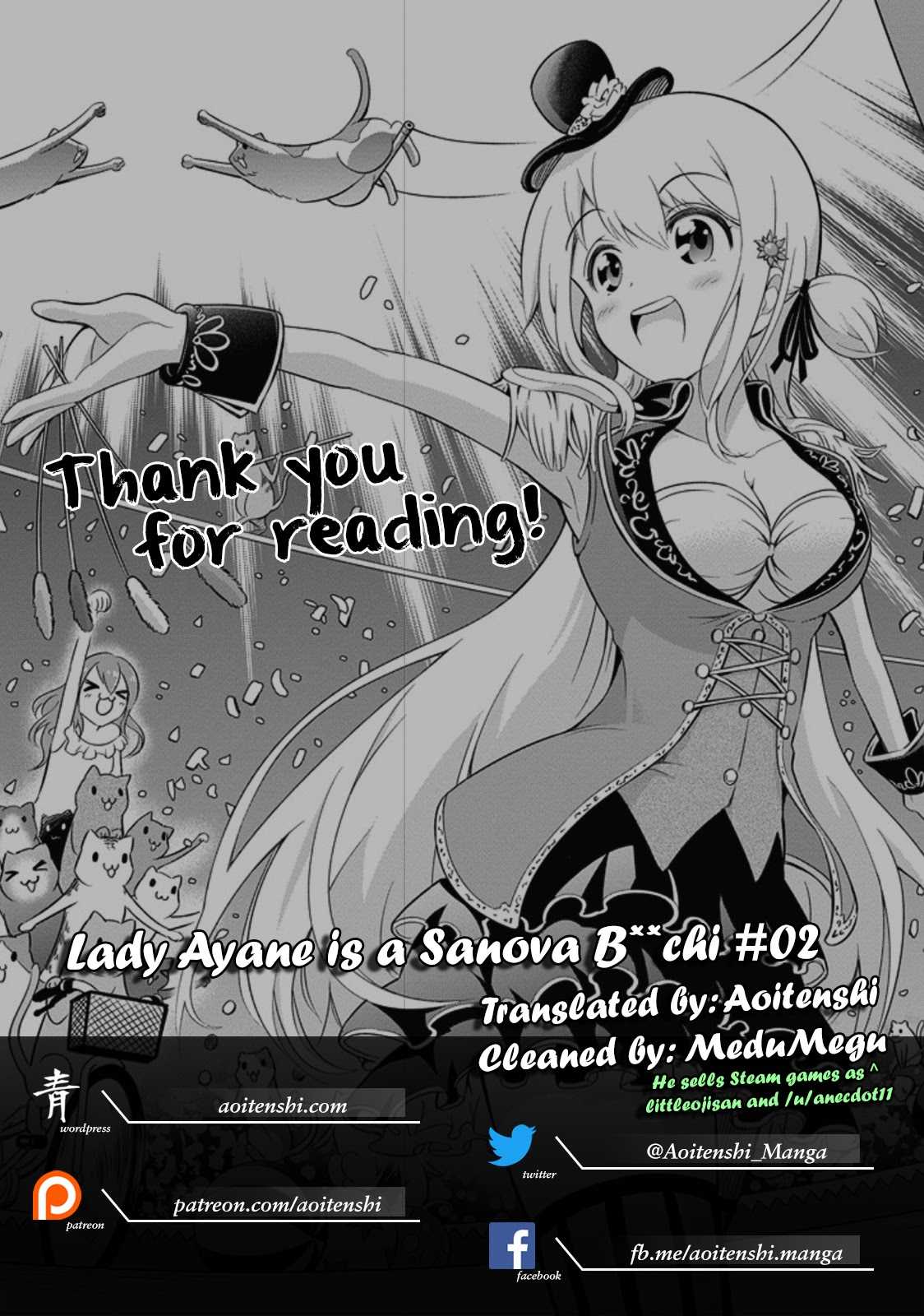 Ayane Oujou-sama wa Sanova B**ch ni Araserareru Chapter 2 page 20 - Chapter 2: In a Cat C*fé