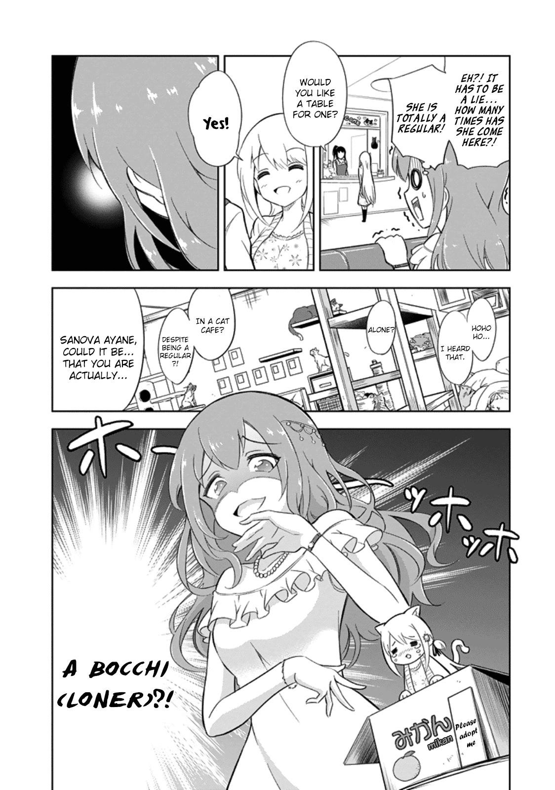 Ayane Oujou-sama wa Sanova B**ch ni Araserareru Chapter 2 page 5 - Chapter 2: In a Cat C*fé