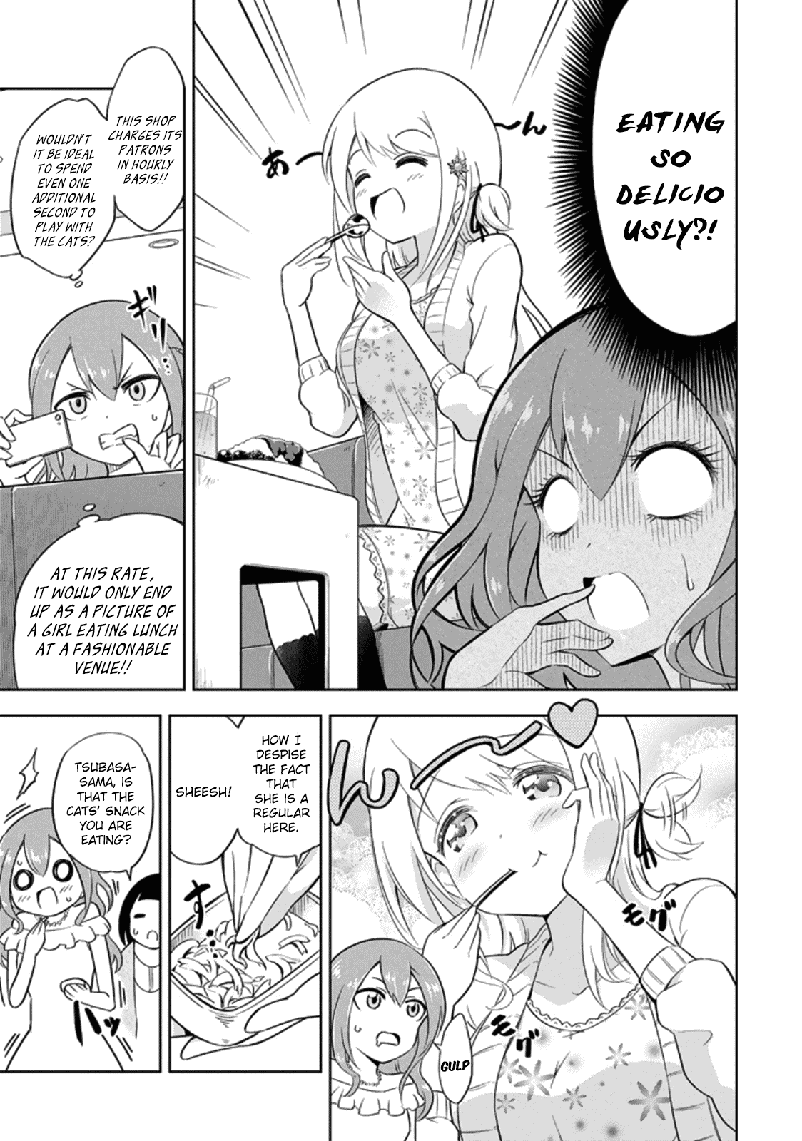 Ayane Oujou-sama wa Sanova B**ch ni Araserareru Chapter 2 page 9 - Chapter 2: In a Cat C*fé