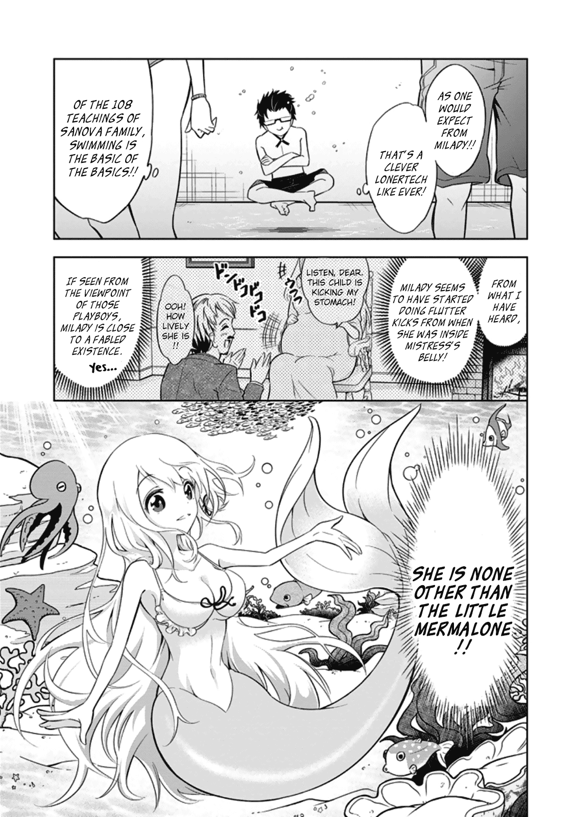Ayane Oujou-sama wa Sanova B**ch ni Araserareru Chapter 3 page 5 - Chapter 3: At a Pool