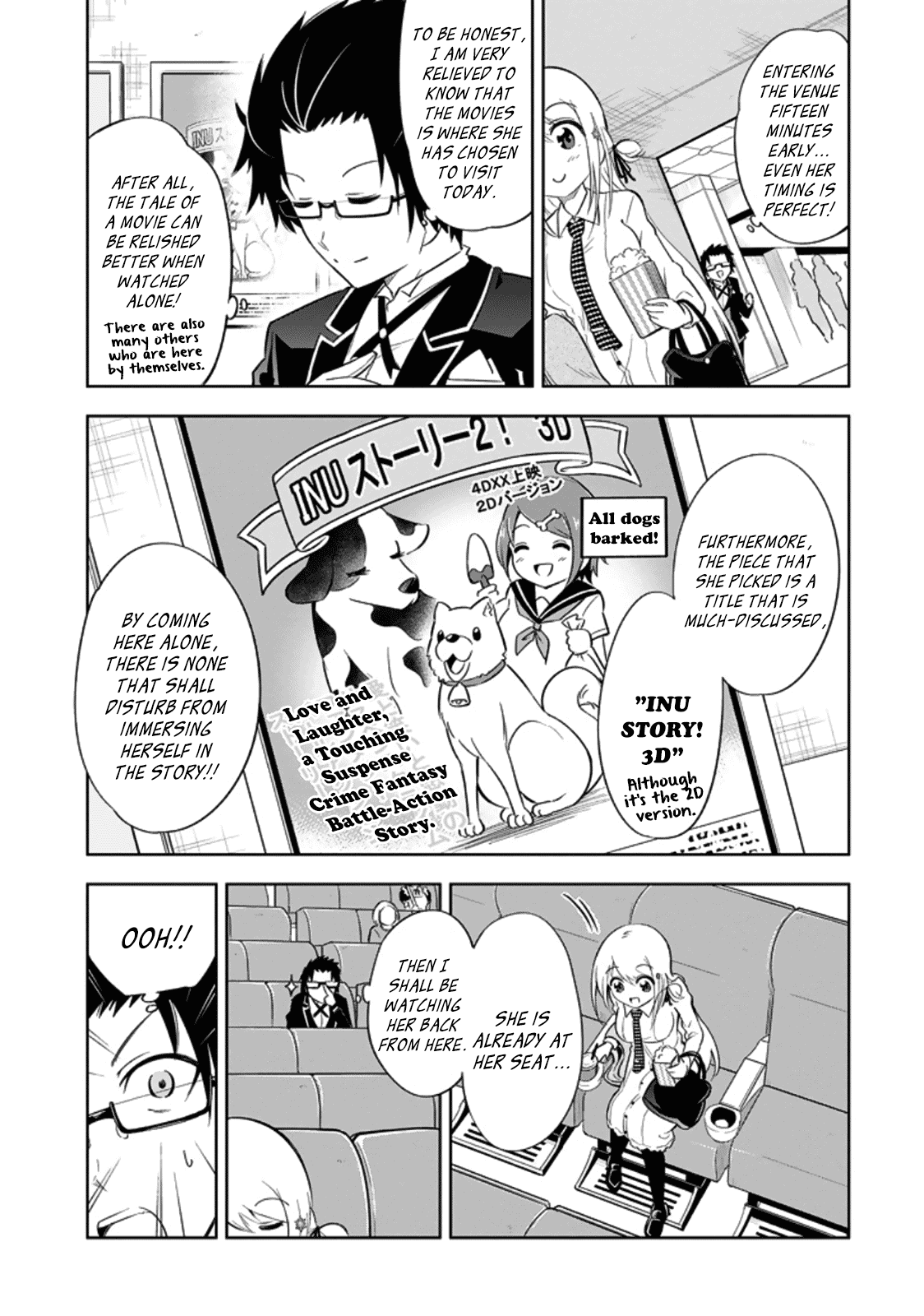 Ayane Oujou-sama wa Sanova B**ch ni Araserareru Chapter 6 page 3 - Chapter 6: At the Mov*es