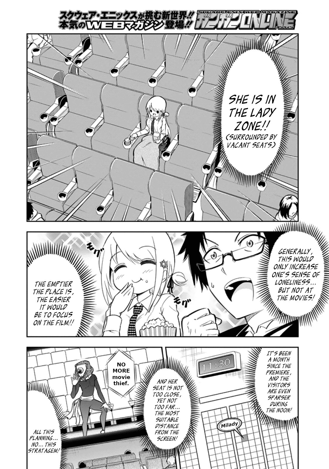 Ayane Oujou-sama wa Sanova B**ch ni Araserareru Chapter 6 page 4 - Chapter 6: At the Mov*es