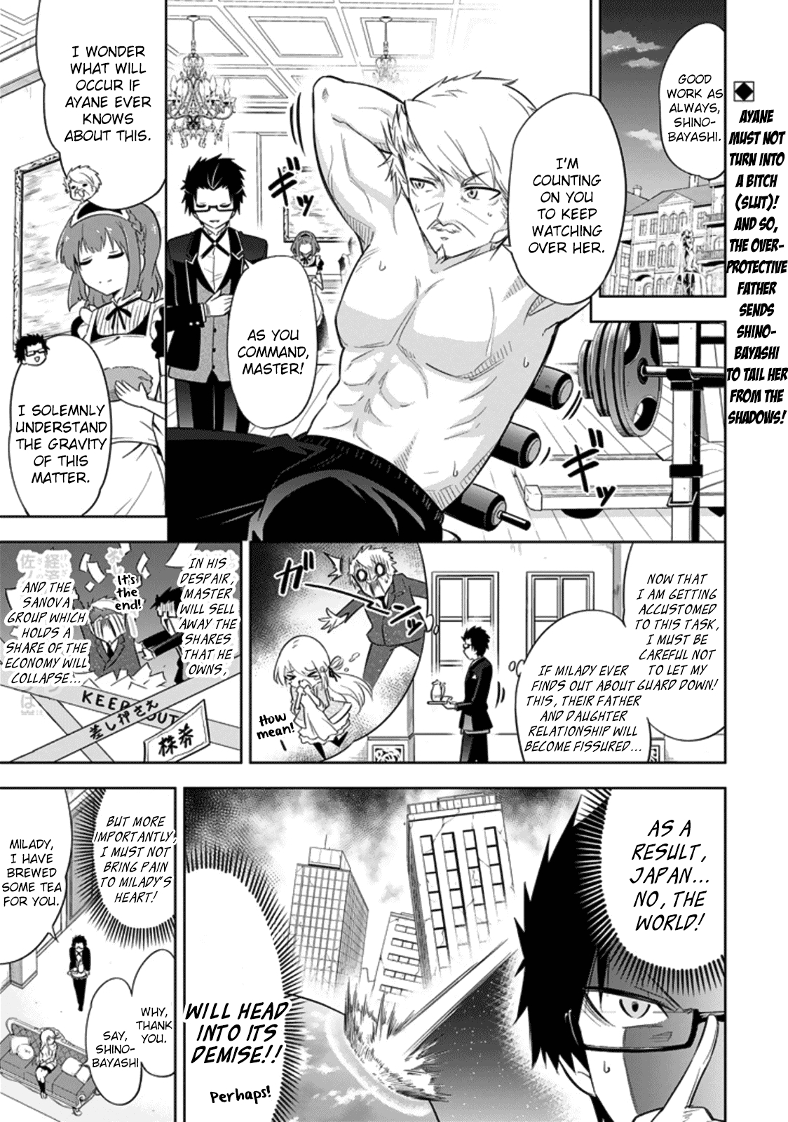 Ayane Oujou-sama wa Sanova B**ch ni Araserareru Chapter 8 page 1 - Chapter 8: In a T*st of Courage [Part One]