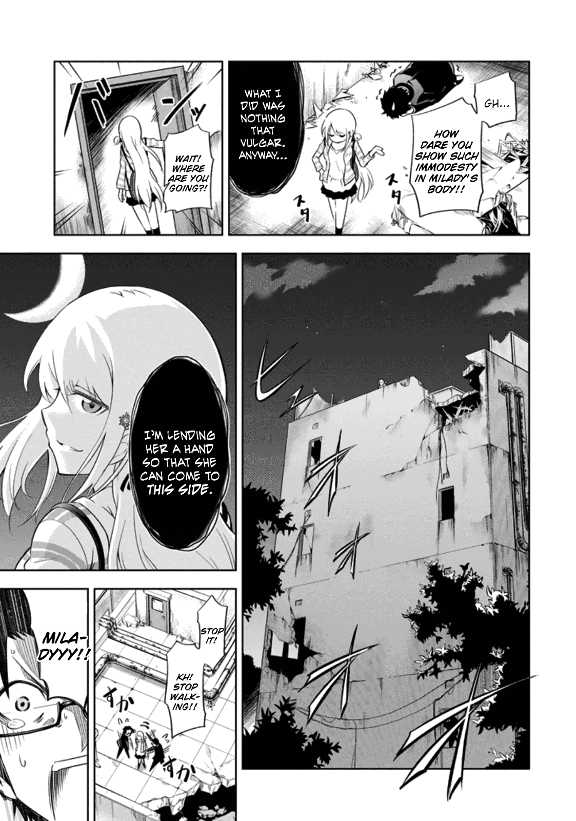 Ayane Oujou-sama wa Sanova B**ch ni Araserareru Chapter 9 page 13 - Chapter 9: In a T*st of Courage [Part Two]