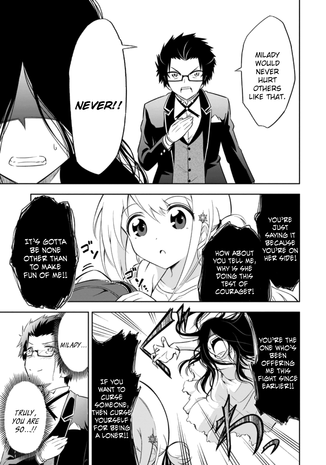 Ayane Oujou-sama wa Sanova B**ch ni Araserareru Chapter 9 page 17 - Chapter 9: In a T*st of Courage [Part Two]