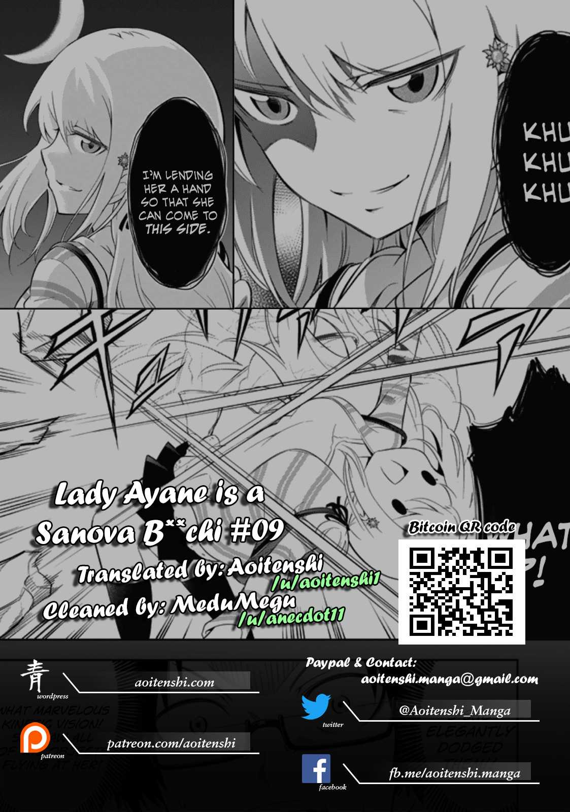Ayane Oujou-sama wa Sanova B**ch ni Araserareru Chapter 9 page 21 - Chapter 9: In a T*st of Courage [Part Two]