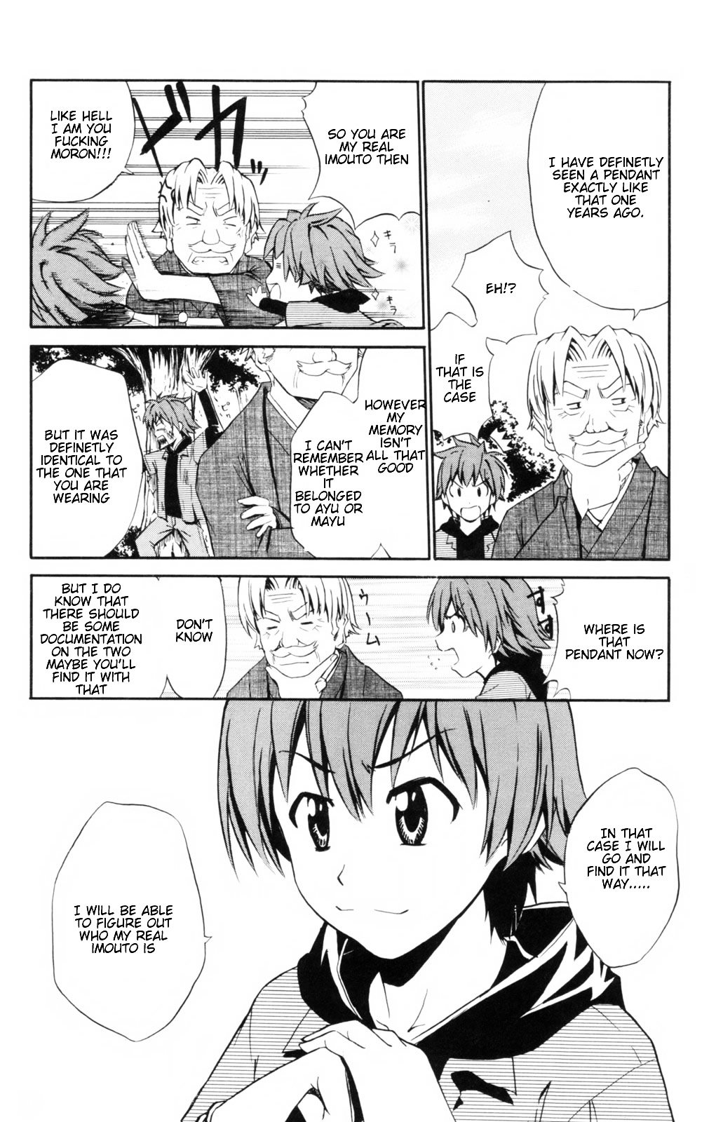 Ayu Mayu Chapter 5.1 page 11 - Chapter 5.1 : Hadotsuchi's Real Younger Sister?