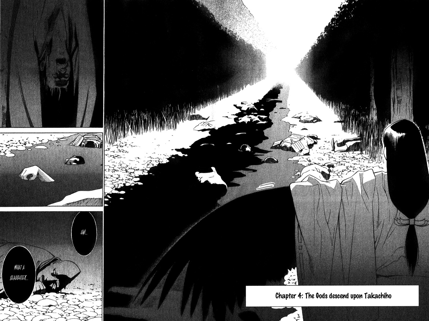 Azamaru Chapter 4 page 1 - Chapter 4: The Gods Descend upon Takachiho