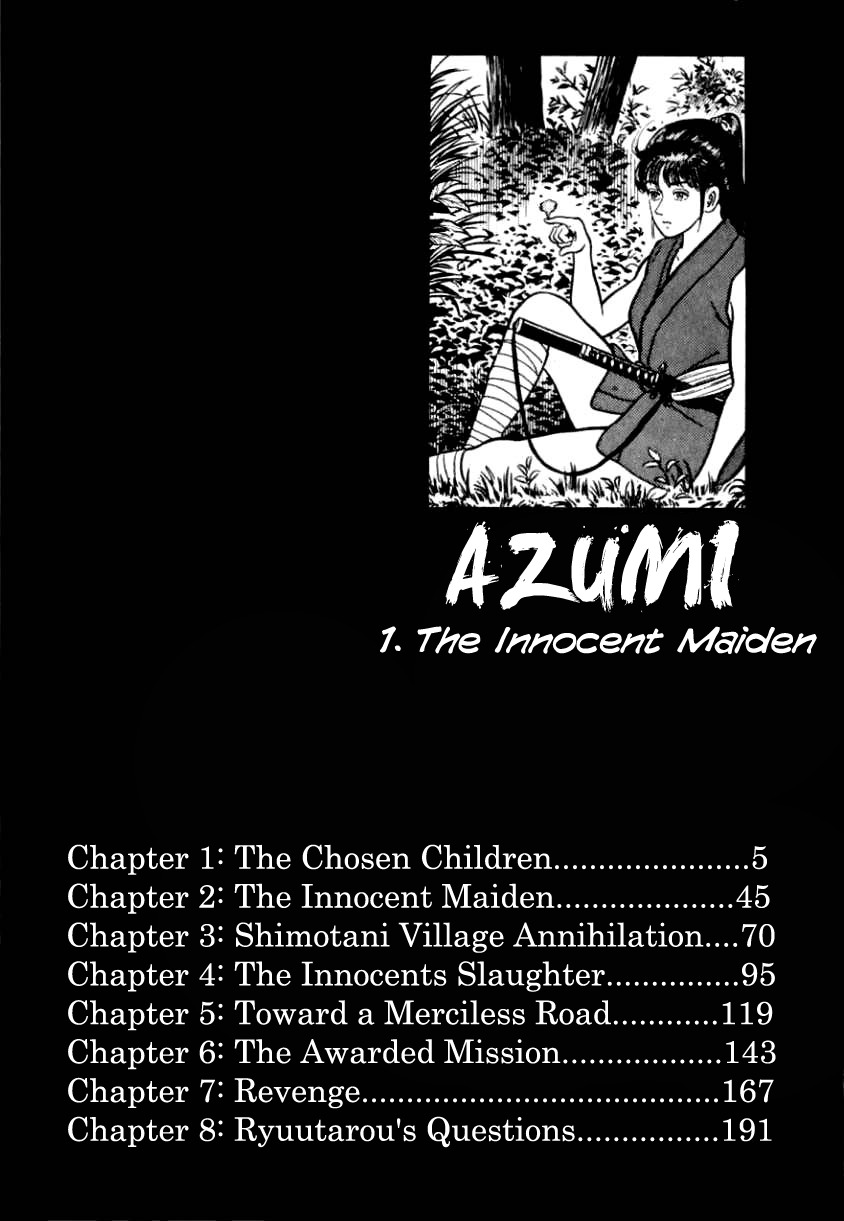 Azumi Chapter 1 page 4 - Chapter 1: The Chosen Children