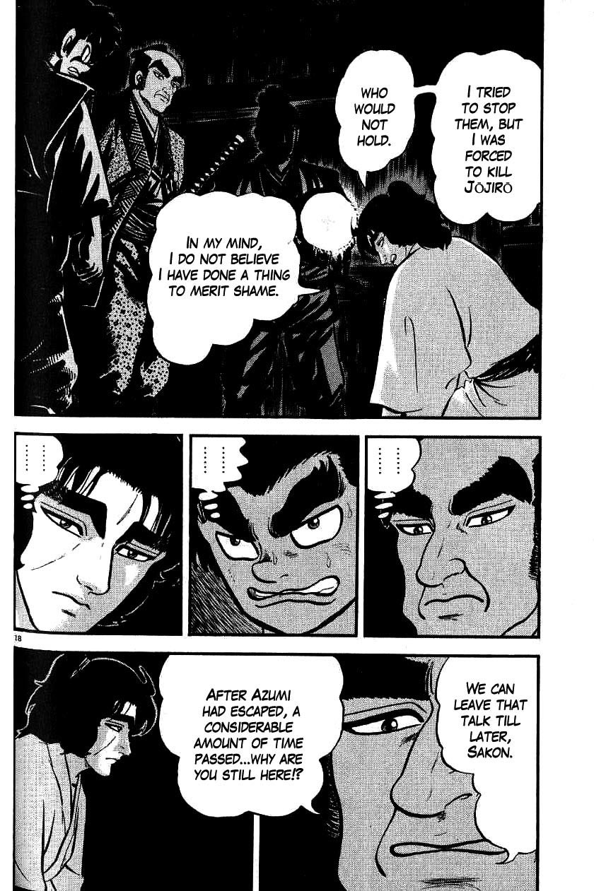 Azumi Chapter 100 page 18 - Chapter 100: Sakon's Tenacity