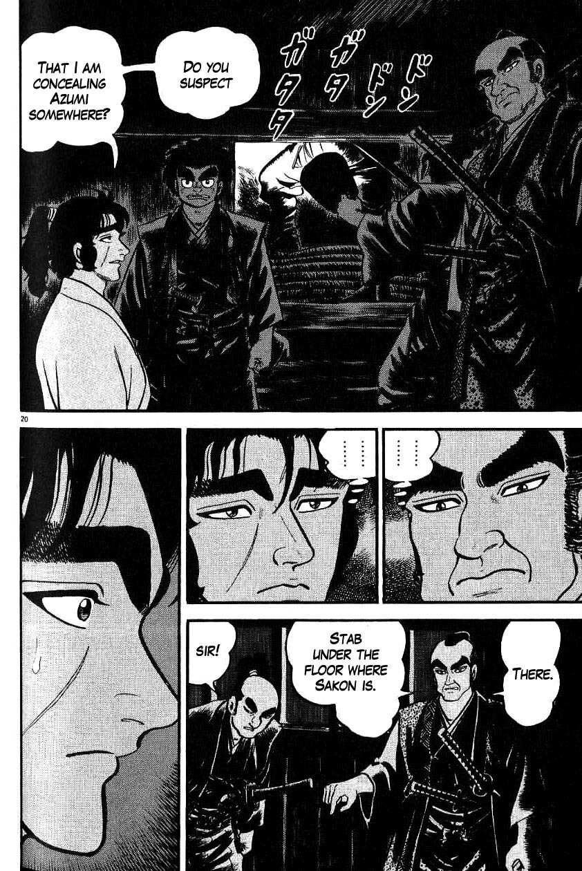 Azumi Chapter 100 page 20 - Chapter 100: Sakon's Tenacity